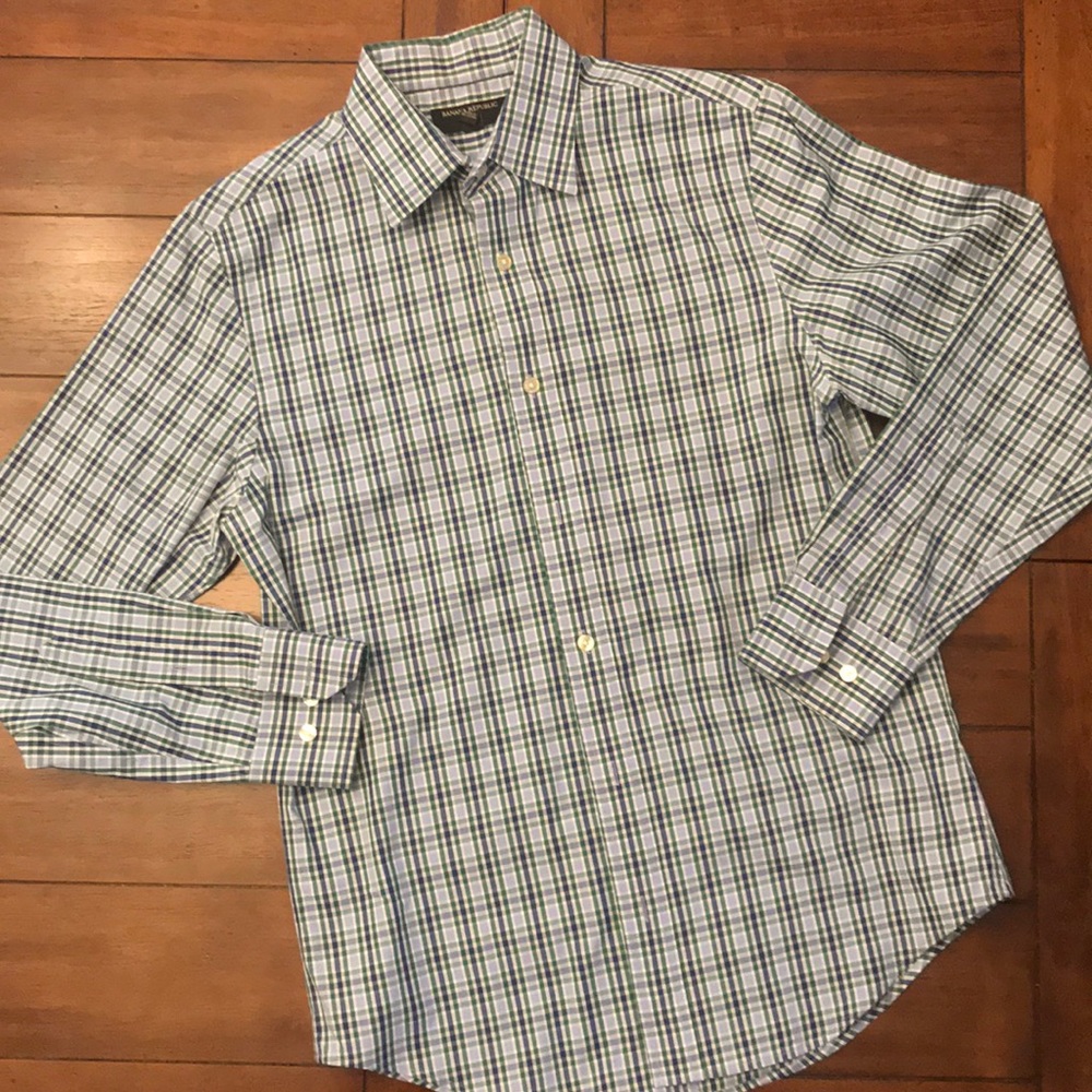 Banana Republic Non Iron Slim Fit Button Down